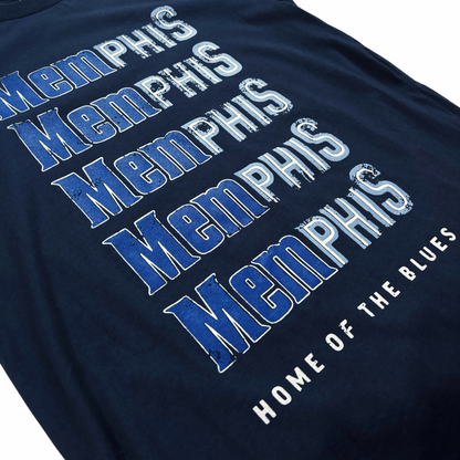 HOME OF THE BLUES Vintage Design Unisex Tee