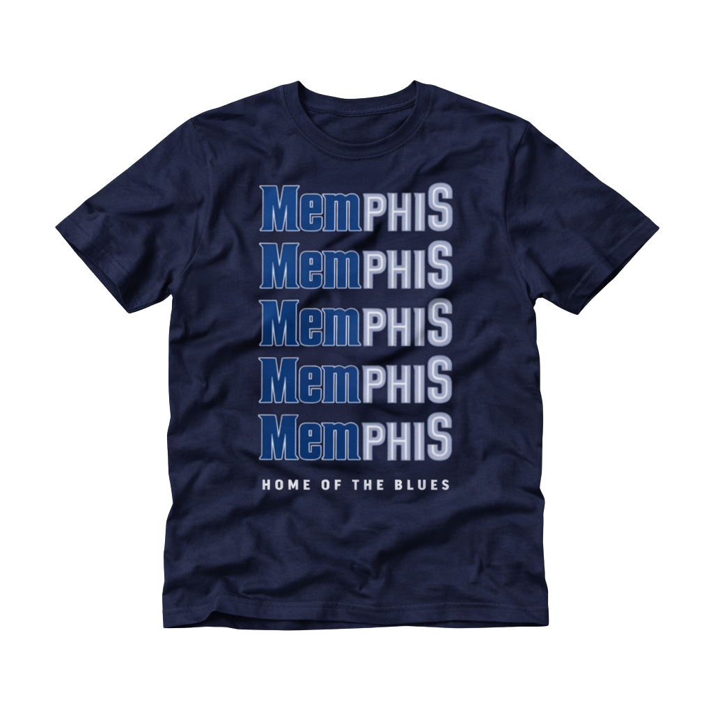 HOME OF THE BLUES Vintage Design Unisex Tee