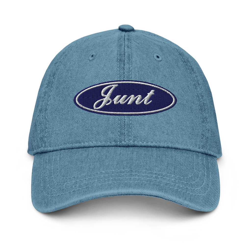 JUNT Dark Denim Unstructured Dad Cap
