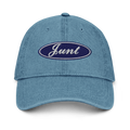 JUNT Dark Denim Unstructured Dad Cap
