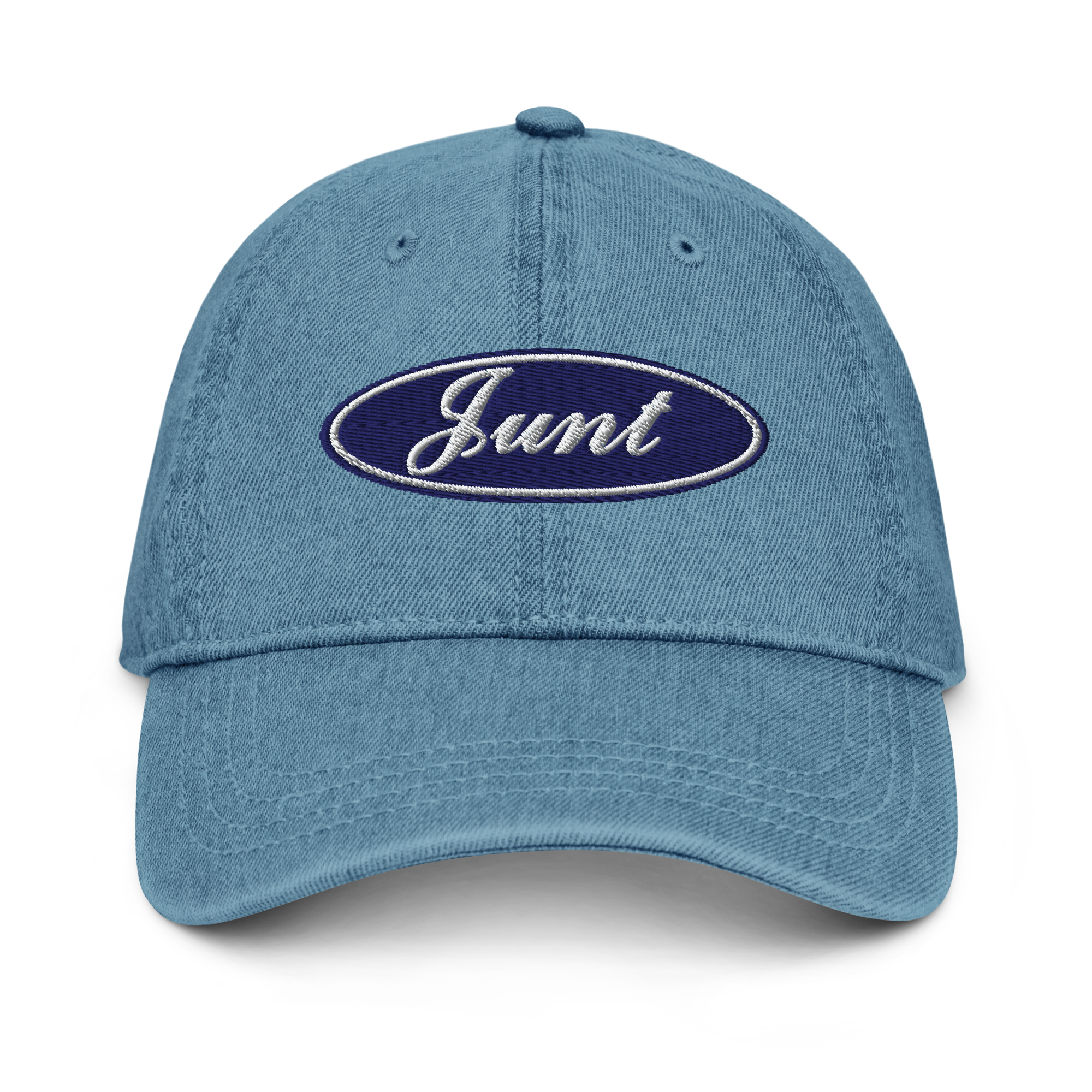 JUNT Dark Denim Unstructured Dad Cap